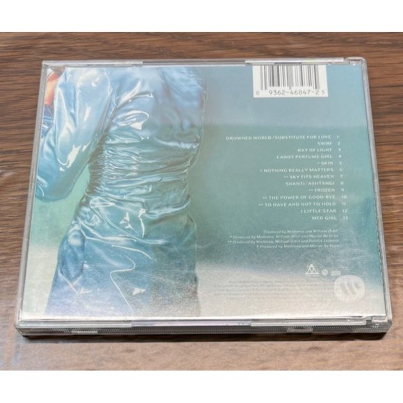 Madonna Ray of Light Audio CD 1998 Frozen Drowned World Substitute for Love - Picture 3 of 6